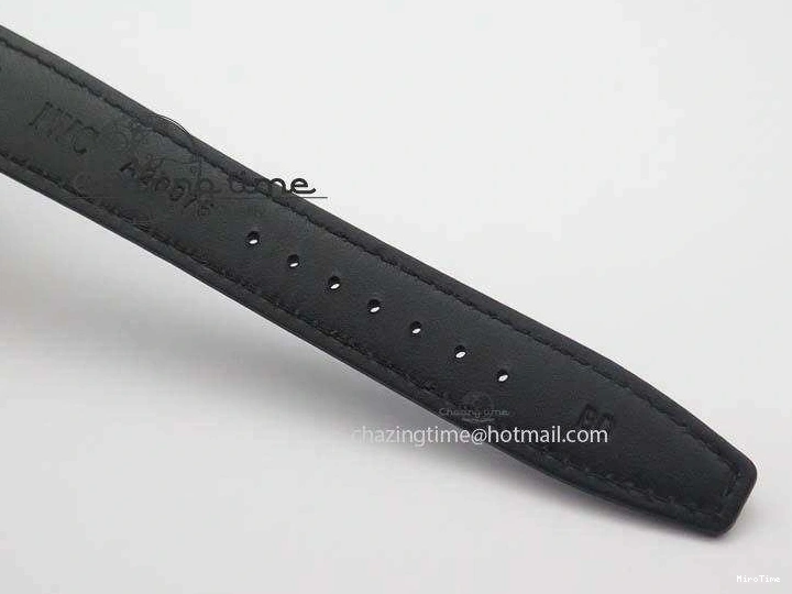 MIROTIME 0408 Portuguese Chrono RG IW371415 ZF 1:1 Best Edition Black Dial On Black Leather Strap A79350 (Slim Movement) FashionForward 7264